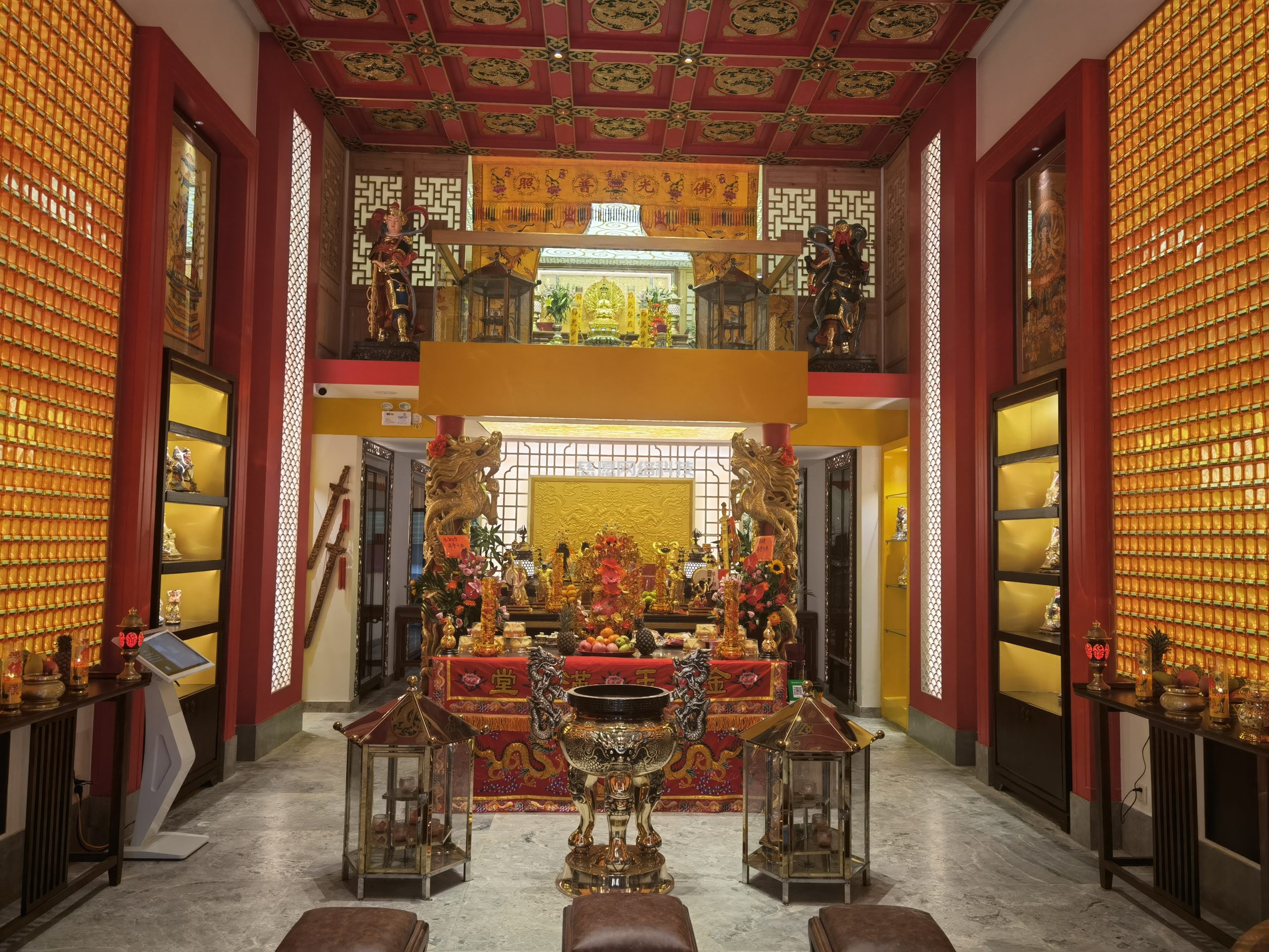 財神殿萬佛墻|上下兩層僅100平，萬神駐蹕，氣勢恢宏！